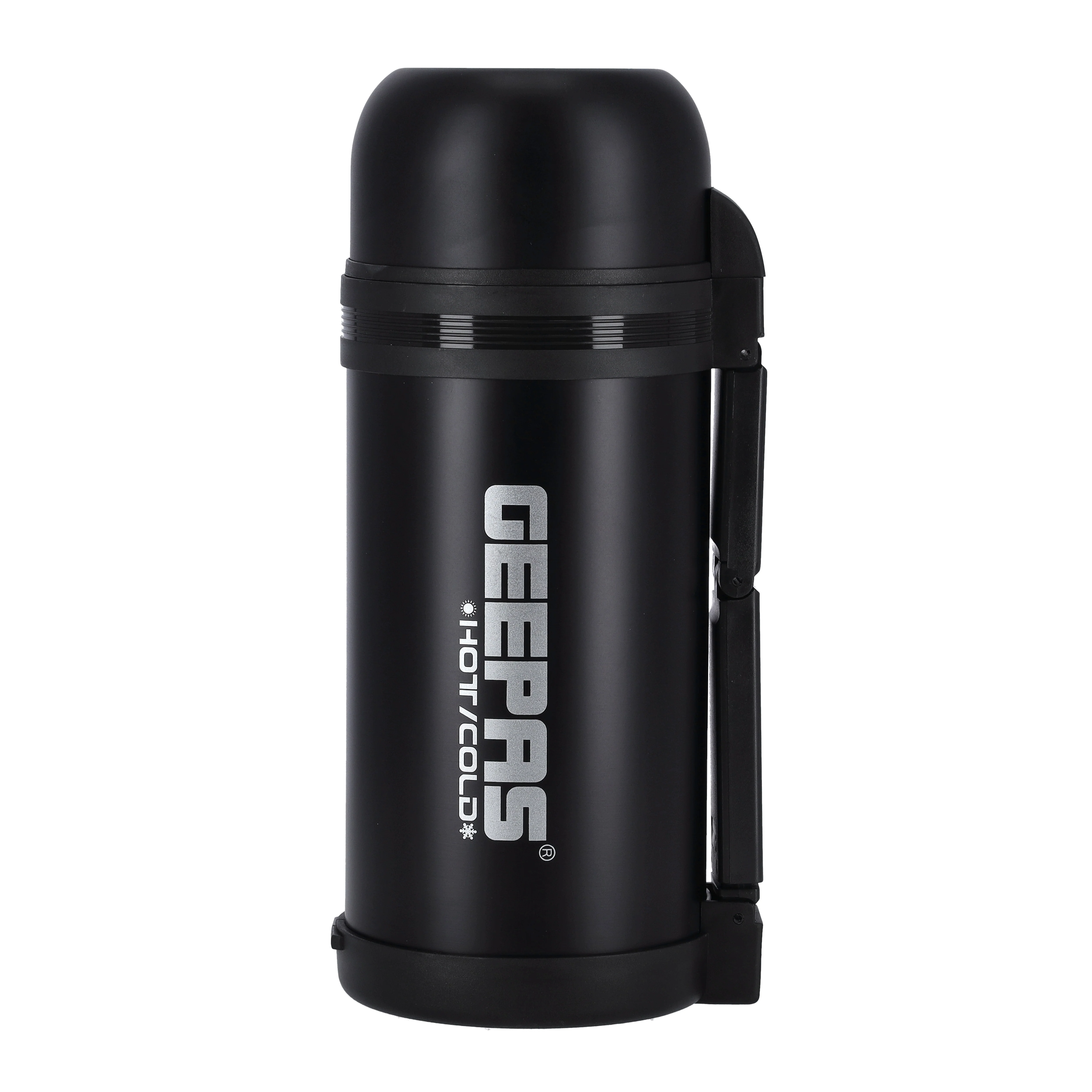 Geepas GSVB4110 Stainless Steel Vacuum Bottle | 1.2L | Double-Walled 18/8 Stainless Steel with Copper Coating | Hot 18H/Cold 24H Retention | BPA-Free | 2 Years Warranty