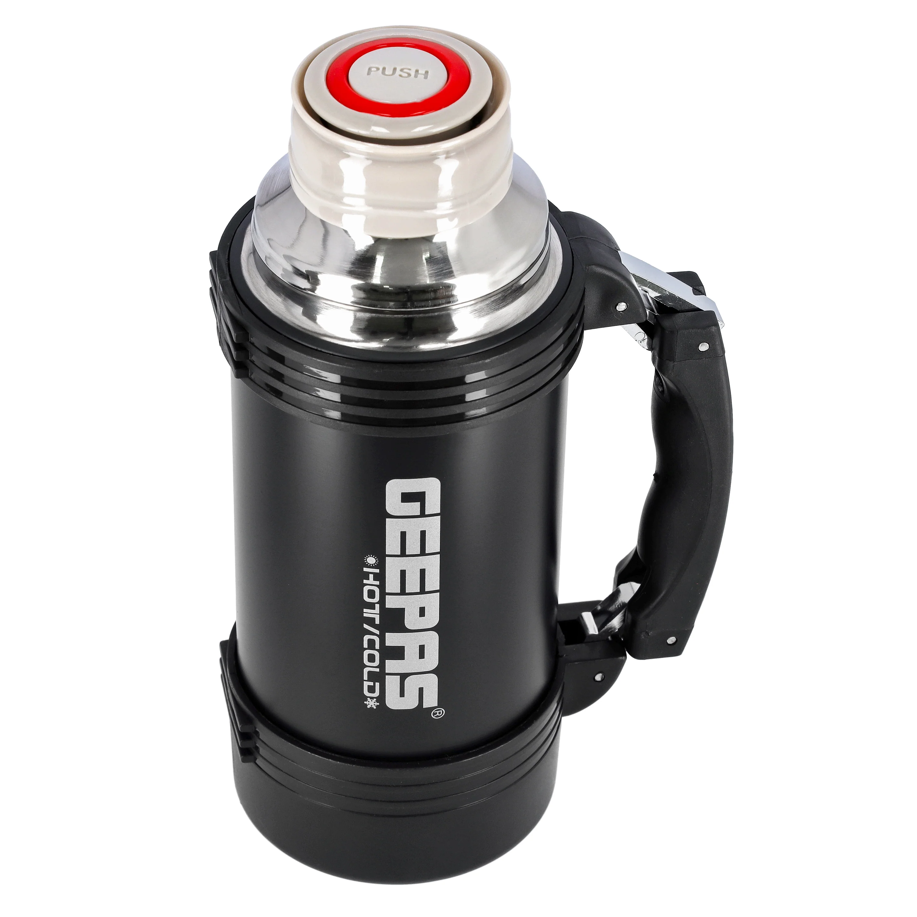 Geepas GSVF4114 Stainless Steel Vacuum Flask | 0.5L Capacity | 18/8 Stainless Steel with Copper Coating | Hot 18H/Cold 24H Retention | BPA-Free | 2 Years Warranty - Image 5