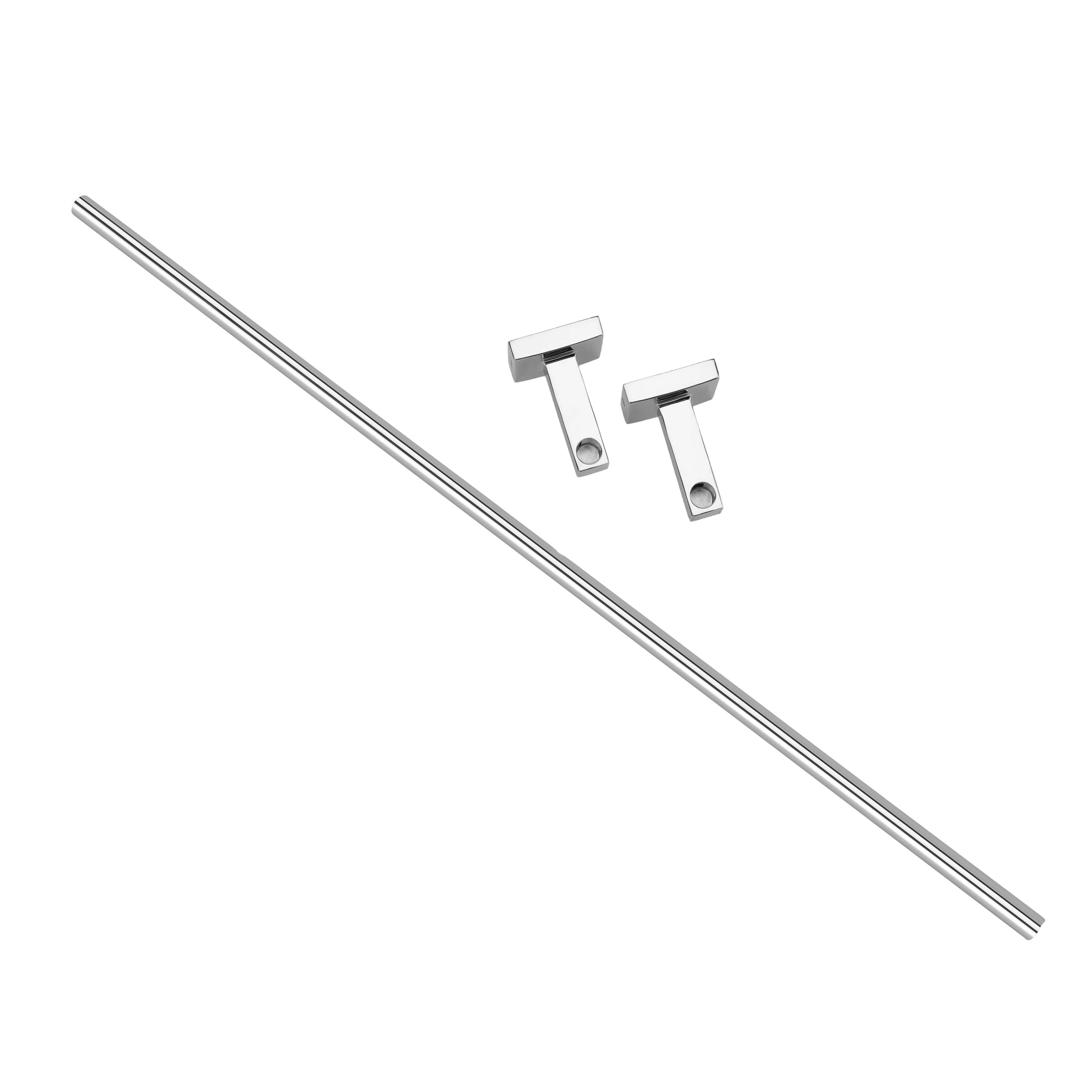 Geepas GSW61097 Stainless Steel Single Towel Bar | SUS-201 Rust-Free Finish | Wall-Mount Design | 8kg Load Capacity & Durable Construction for Modern Home Bathrooms - Image 4