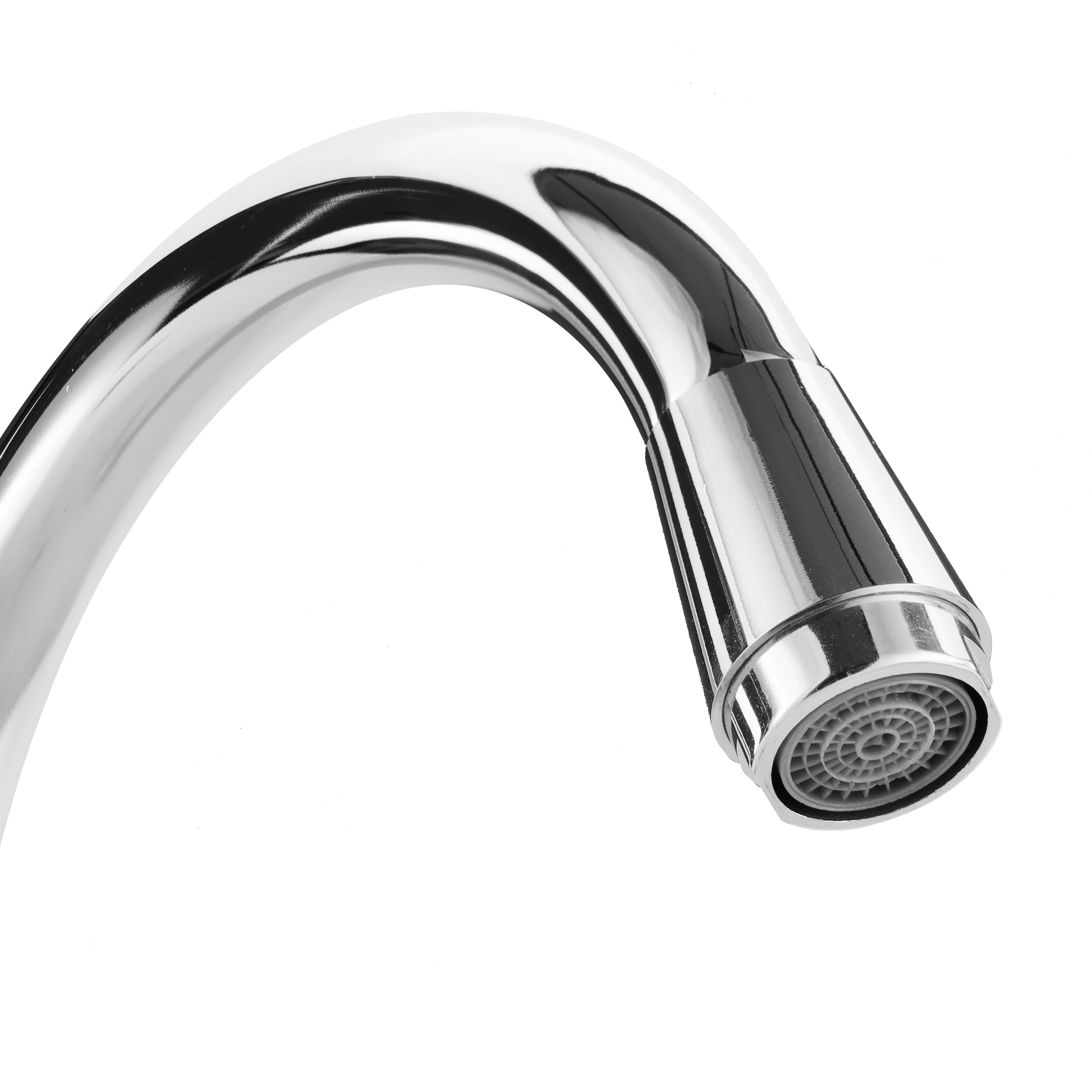 Geepas Deck Mounted Sink Tap GSW61136 | Single Hole Mounted Tap for Kitchen & Bathroom, Chrome Finish, Durable Quarter Turn Cartridge, Leak-Proof, 360° Swivel Spout - Image 4