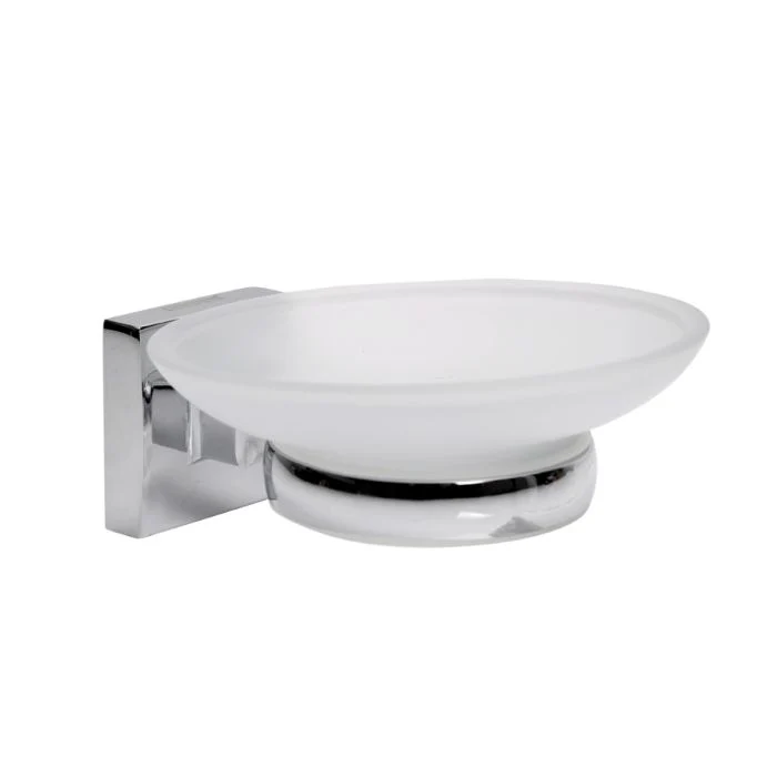 Geepas GSW61704 Stainless Steel Bath Accessories Set | Towel Bar | Ring | Robe Hook| Soap Holder | Tumbler | Toilet Paper Holder & Glass Shelf for Modern Bathrooms - Image 4