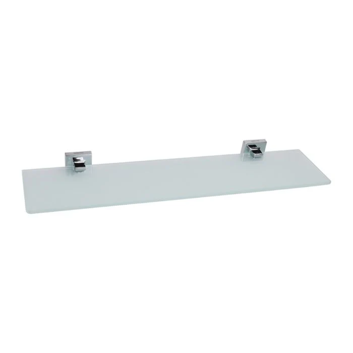Geepas GSW61704 Stainless Steel Bath Accessories Set | Towel Bar | Ring | Robe Hook| Soap Holder | Tumbler | Toilet Paper Holder & Glass Shelf for Modern Bathrooms - Image 5