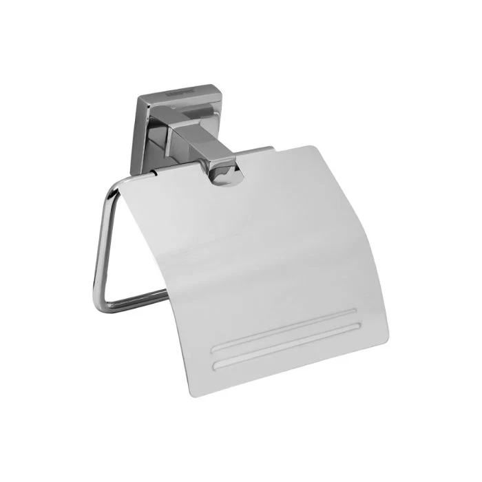 Geepas GSW61704 Stainless Steel Bath Accessories Set | Towel Bar | Ring | Robe Hook| Soap Holder | Tumbler | Toilet Paper Holder & Glass Shelf for Modern Bathrooms - Image 7