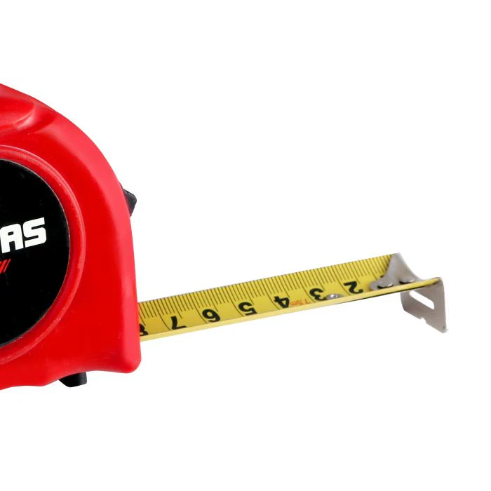 Geepas GT59130 5M, 19mm Measuring Tape - Pocket Tape with ABS Construction Plastic Shell | Rubber Coating makes it Resistant to Abrasion | +0.2mm Accuracy - Image 4