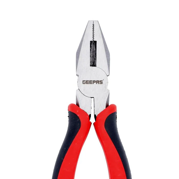Geepas GT59239 8" Combination Pliers - Wire Stripper Crimper Cutter Pliers Winding Function | Steel Body and Dual Material Anti-Slip Handles | Ideal Electricians, Mechanics, DIYers & More - Image 2