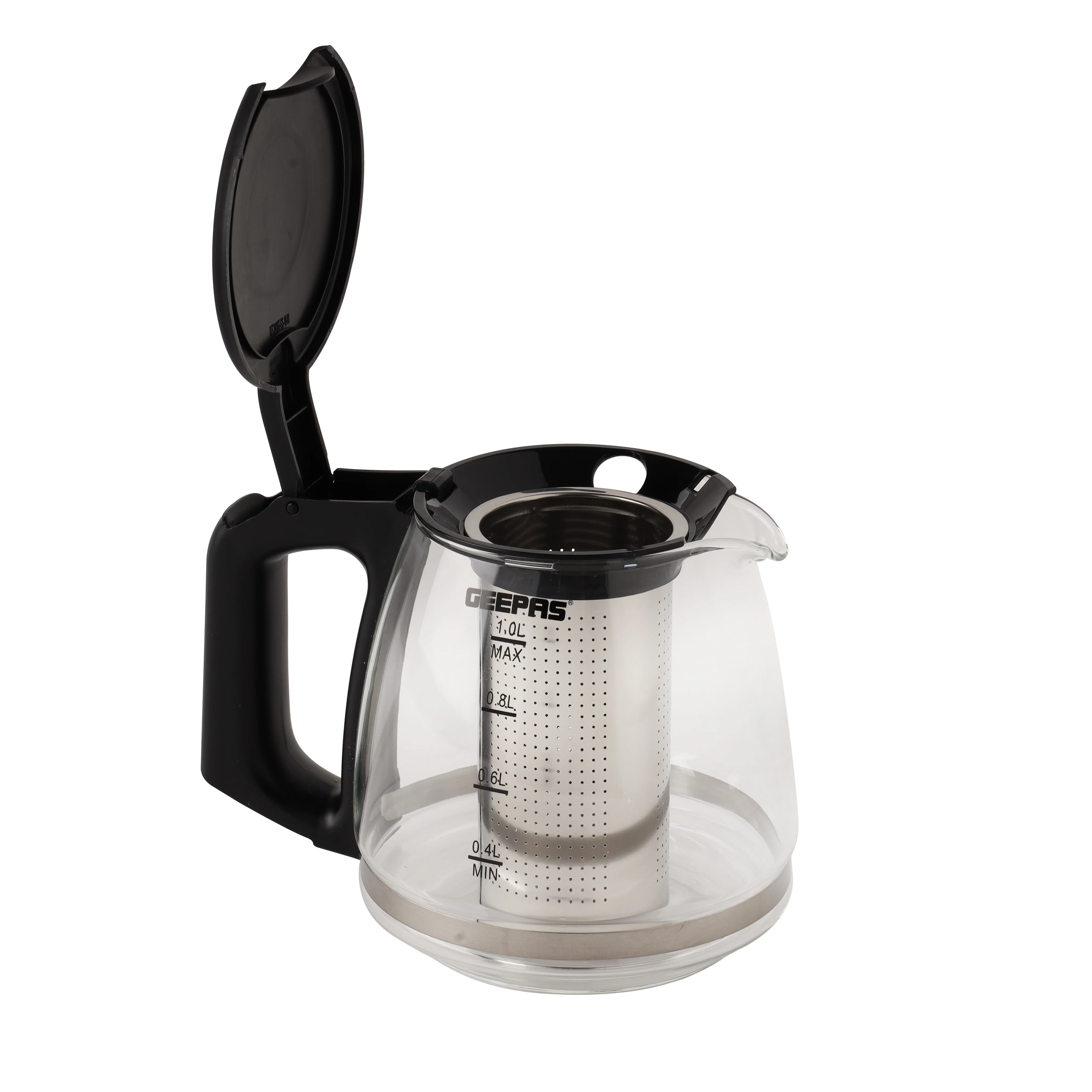 Geepas 2 In 1 Digital Tea Maker - Stainless Steel Filter | Temperature Adjusting, Boil-Dry Protection | 400W & 1800W | 2 Years Warranty - Image 3