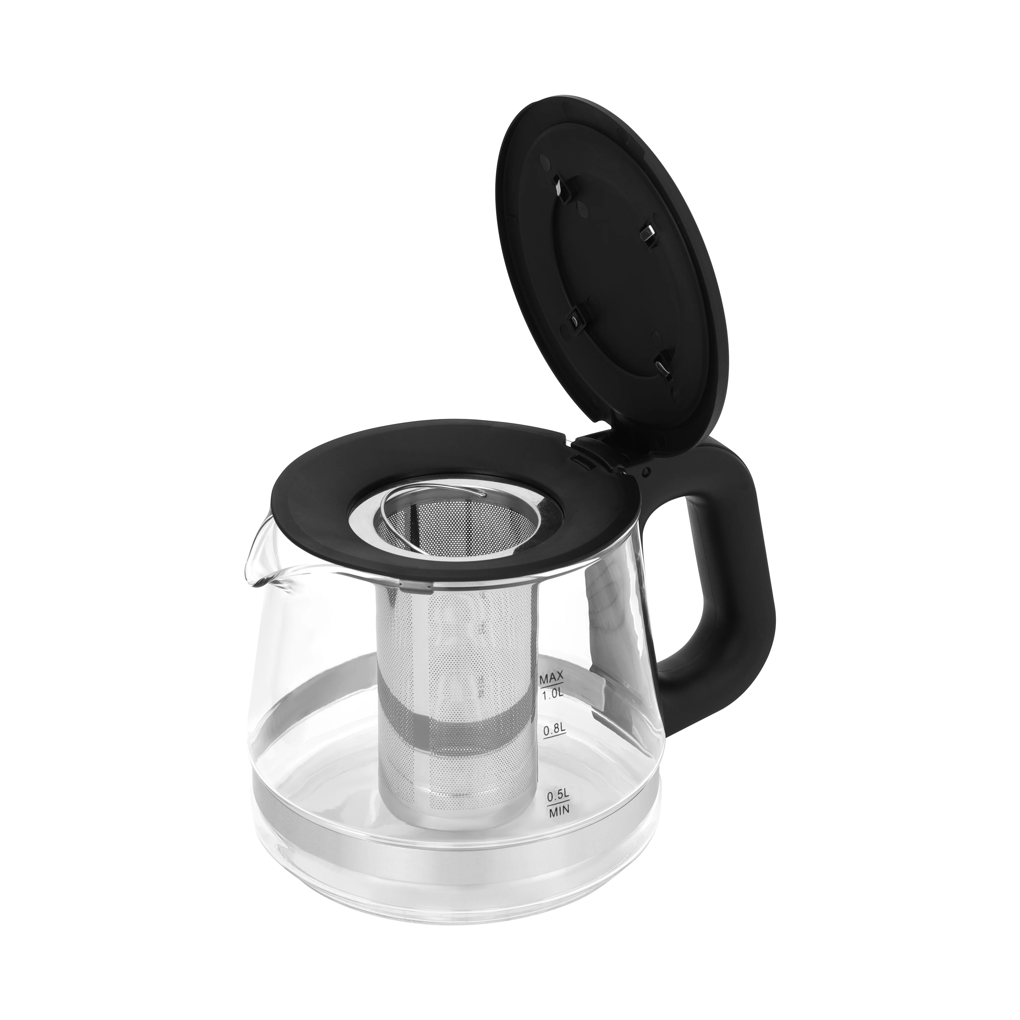 Geepas GTM38080 Digital Tea Maker | 1.7L kettle with glass teapot & infuser, smart touch control, durable design, multi-function settings, perfect for tea lovers - Image 5