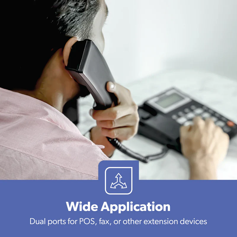Geepas GTP7185 Executive Telephone with Caller ID | FSK/DTMF Dual System | 16-Digit LCD Display | 50 Incoming & 15 Outgoing Calls | 16 Ringtones | Hands-Free| - Image 3