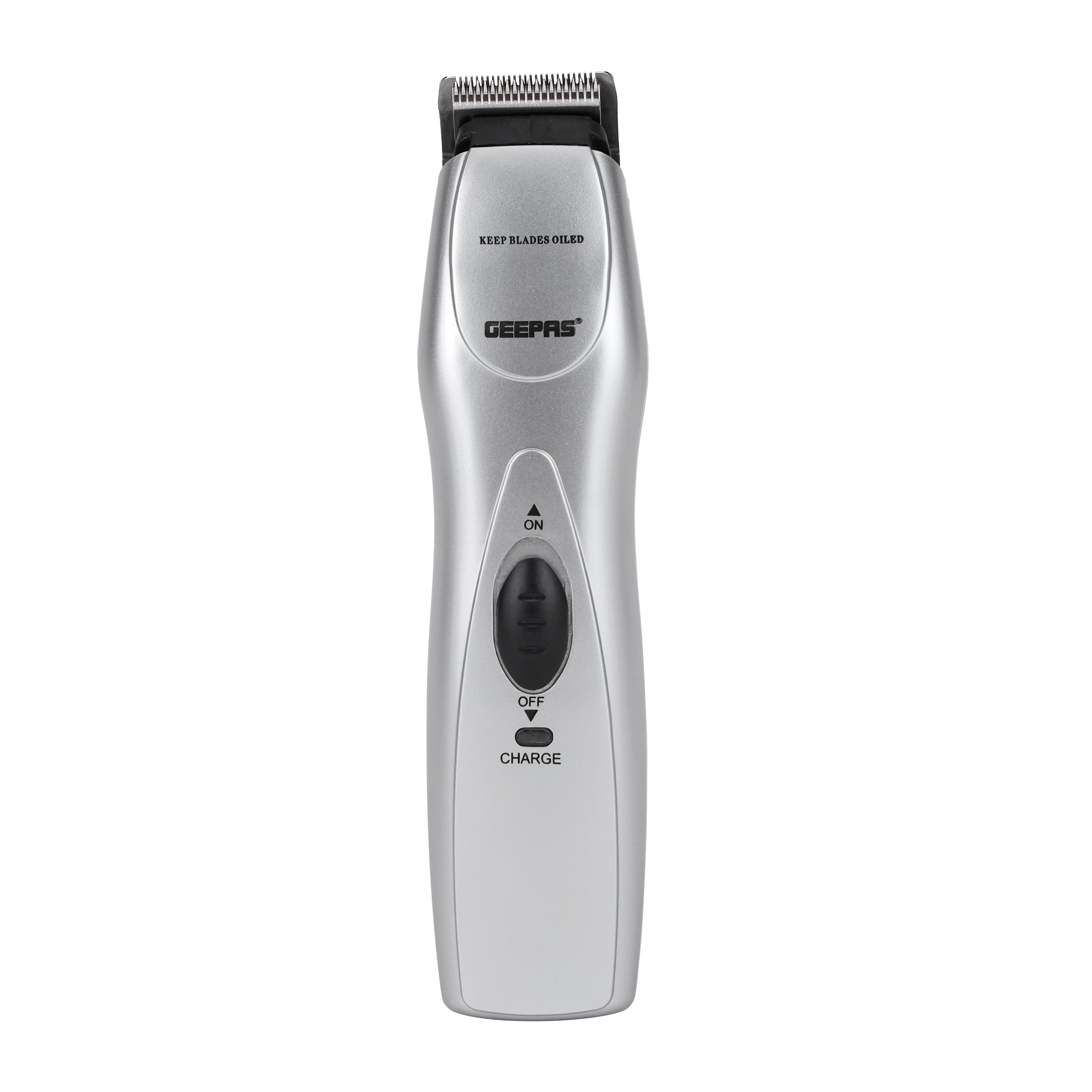 Geepas GTR34N Rechargeable Hair Trimmer | Chromium Steel Blade| 5 Position Comb| 60-Min Working Time | Ergonomic Grip | Jawline & Moustache Combs |  2-Year Warranty - Image 3