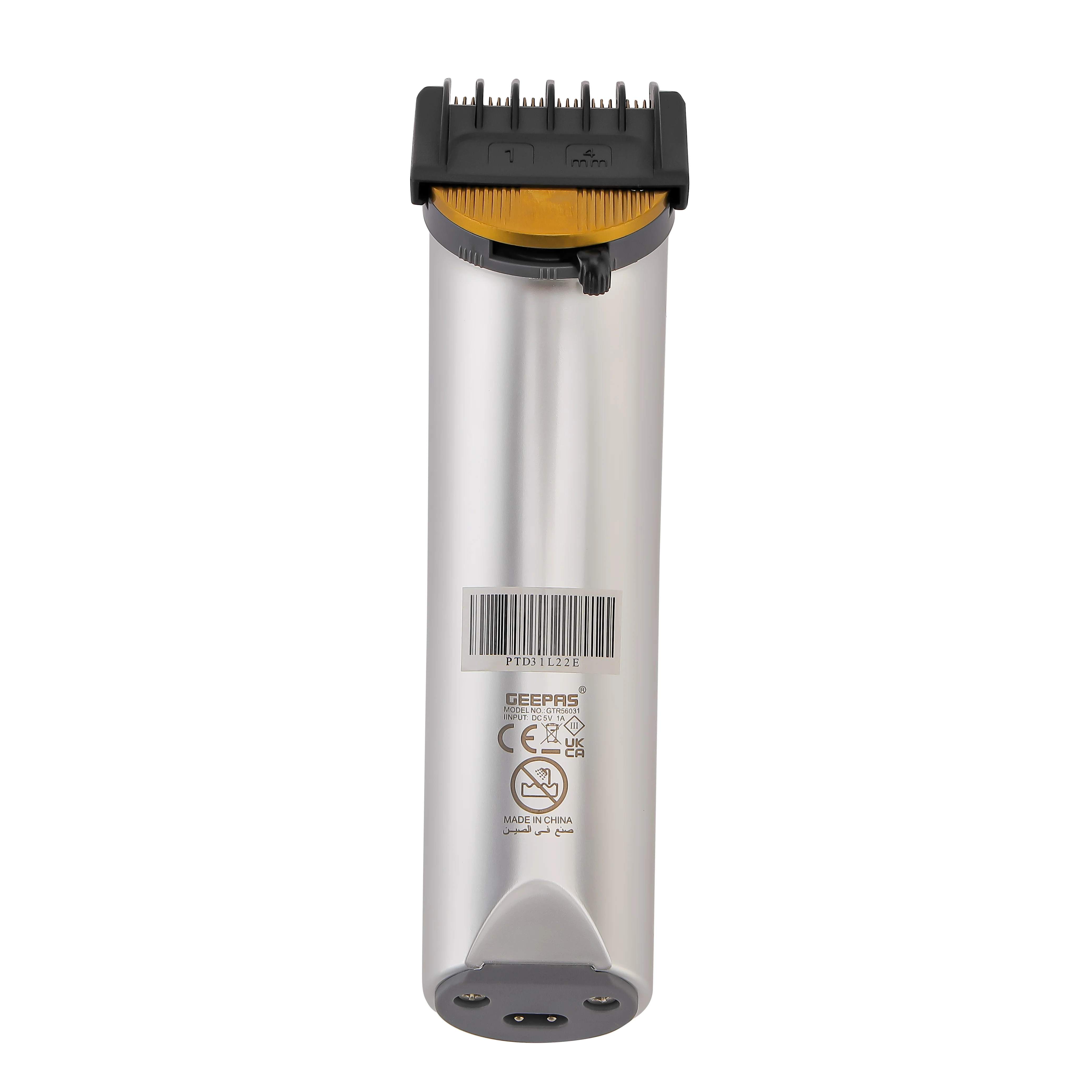 Geepas GTR56031 Professional Digital Hair Clipper | LCD Display |Adjustable RPM Speeds | Adjustable Cutting Blades | 2000mAh Lithium Battery | Low Noise Motor| - Image 5
