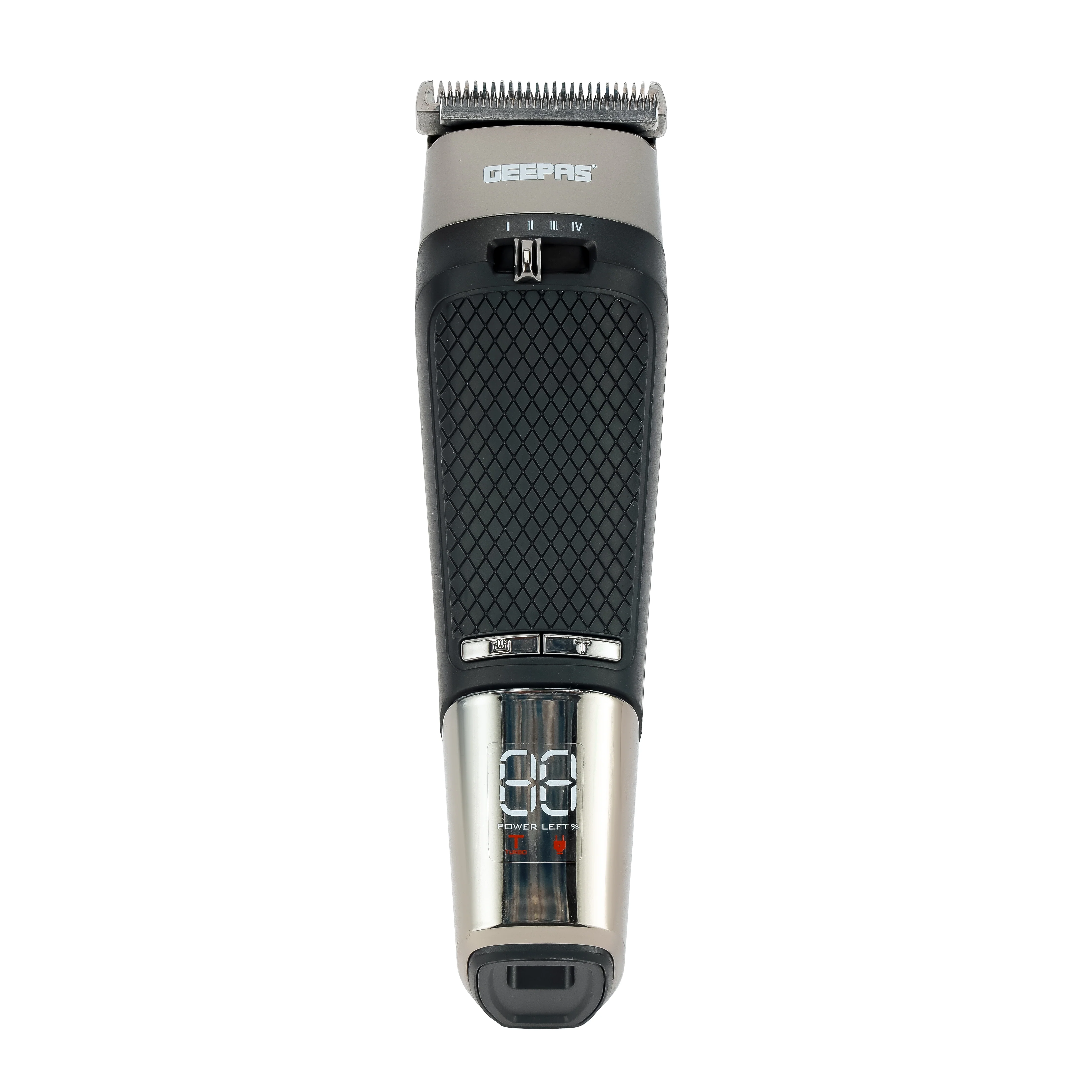 Geepas GTR56032 Digital Hair Clipper with LED Display | Titanium Coated Blades | USB Type-C Charging| Waterproof Ergonomic Body| 4 Hour Runtime| Easy Clean Design - Image 3