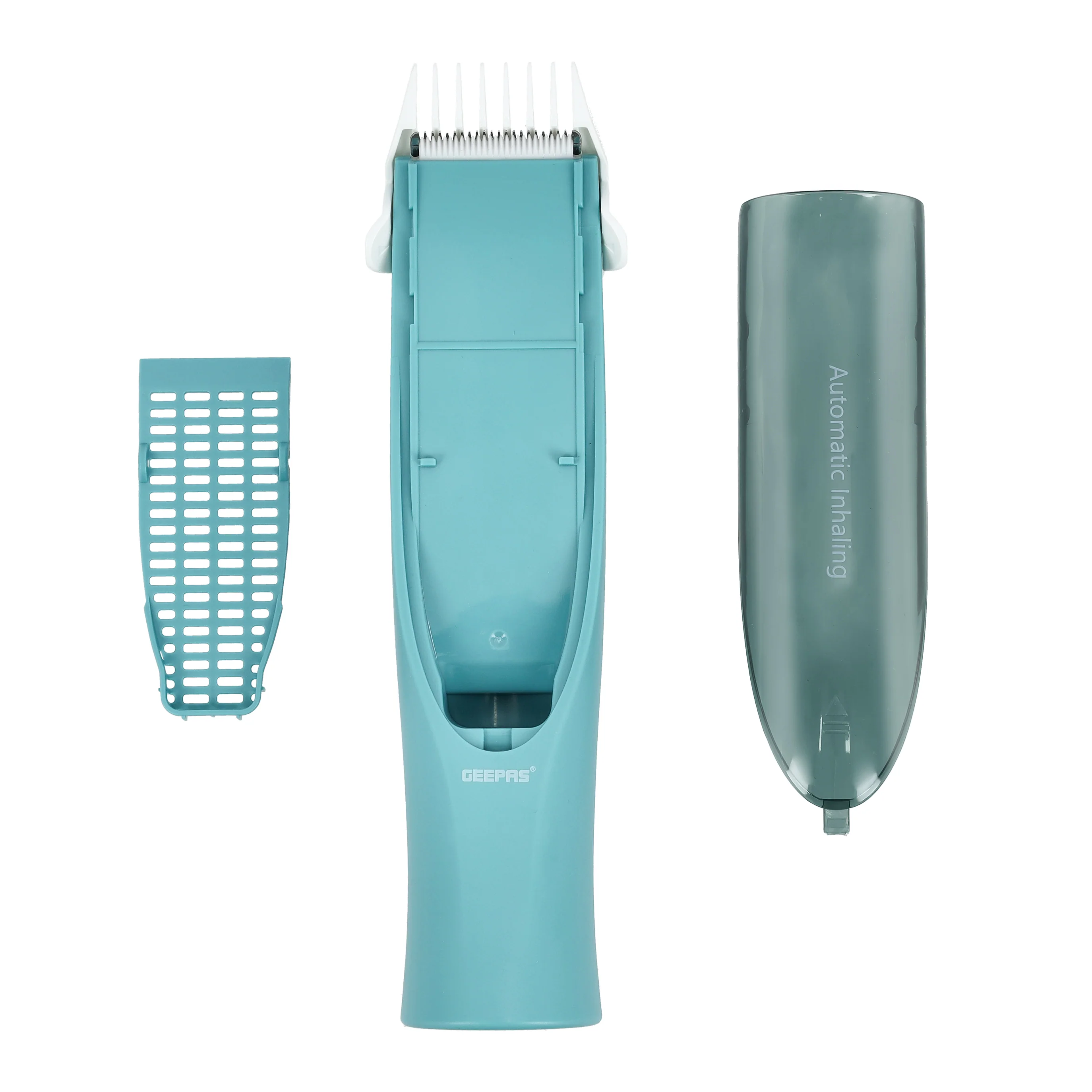 Geepas GTR56049 Rechargeable Vacuum Baby Trimmer | Waterproof Design| Safe Ceramic Blade| Low Noise Operation| Gentle Hair Cutting for Kids & Infants | 2 Years Warranty - Image 5