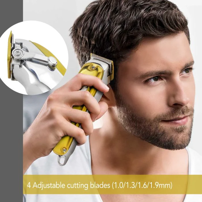 Geepas GTR57502 Professional Digital Hair Clipper | LCD Display| Fast Charging| 2500mAh Lithium Battery| Adjustable Blades | Corded & Cordless Use | 2 Years Warranty - Image 5