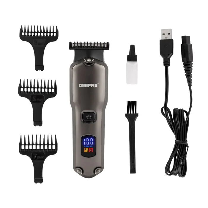 Geepas GTR57508 Rechargeable Hair/Beard Trimmer | Waterproof IPX7| 180 Mins Runtime| 1200mAh Li-ion Battery| Washable Blades & Multiple Length Settings | 2 Years Warranty - Image 3