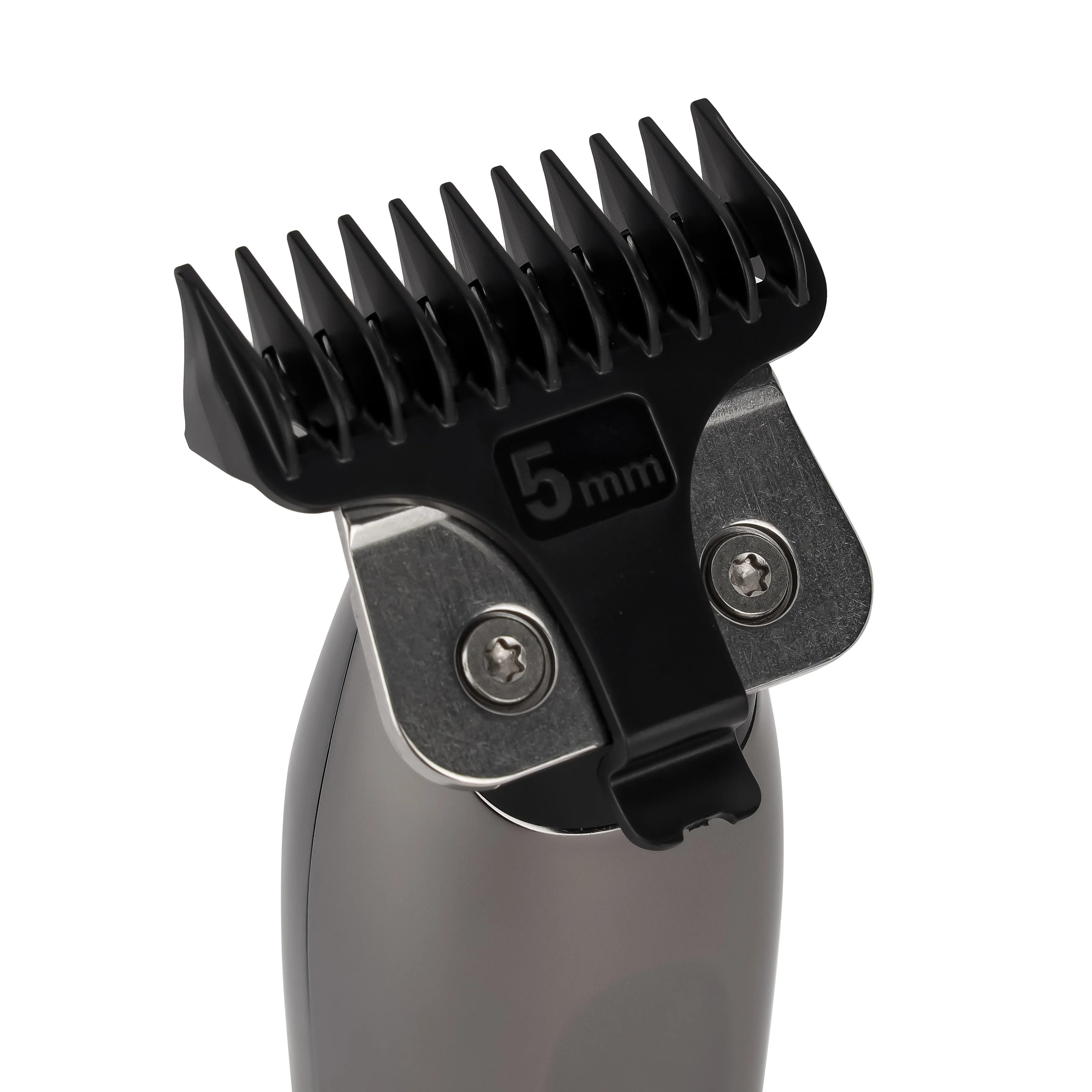 Geepas Rechargeable Hair and Beard Trimmer-GTR57509/with High-Capacity Li-ion Battery and 180 min Working Time/Detachable Blades and Waterproof IPX7/2 Years Warranty,Grey - Image 4