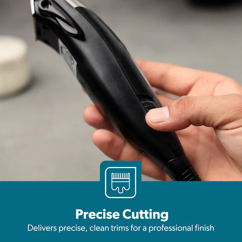 Geepas GTR8654 AC Hair Clipper | Ceramic Blade| Adjustable Cutting Length| Powerful Motor| Low Noise Design| Durable Build| Professional Performance for Salon & Home Use - Image 6