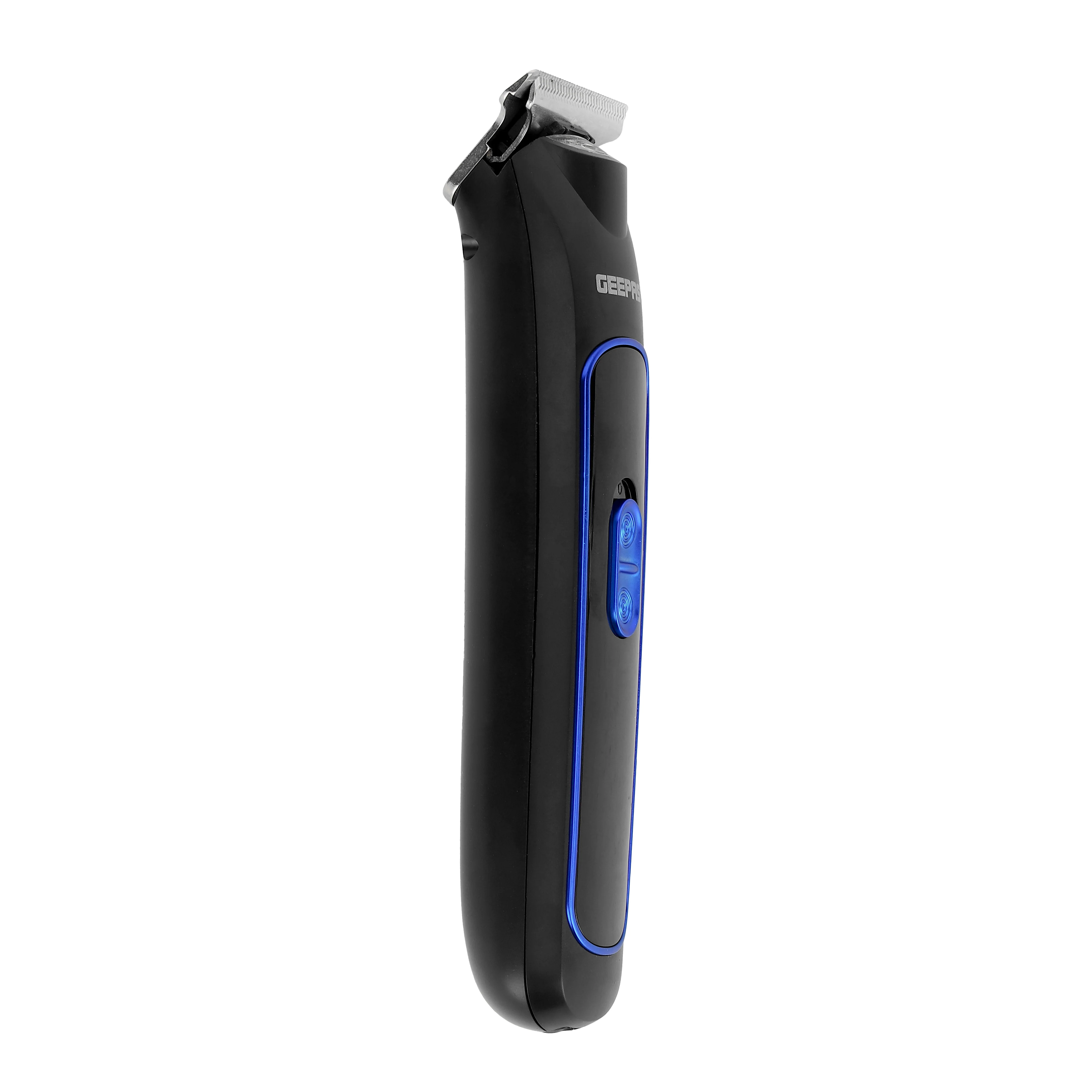 Geepas GTR8676 Rechargeable Beard Trimmer 3W -  Grooming Kit with Comfortable Grip, Stainless Steel Precision Cutting Blade, Cordless Operation, LED Charge Indication - Image 3