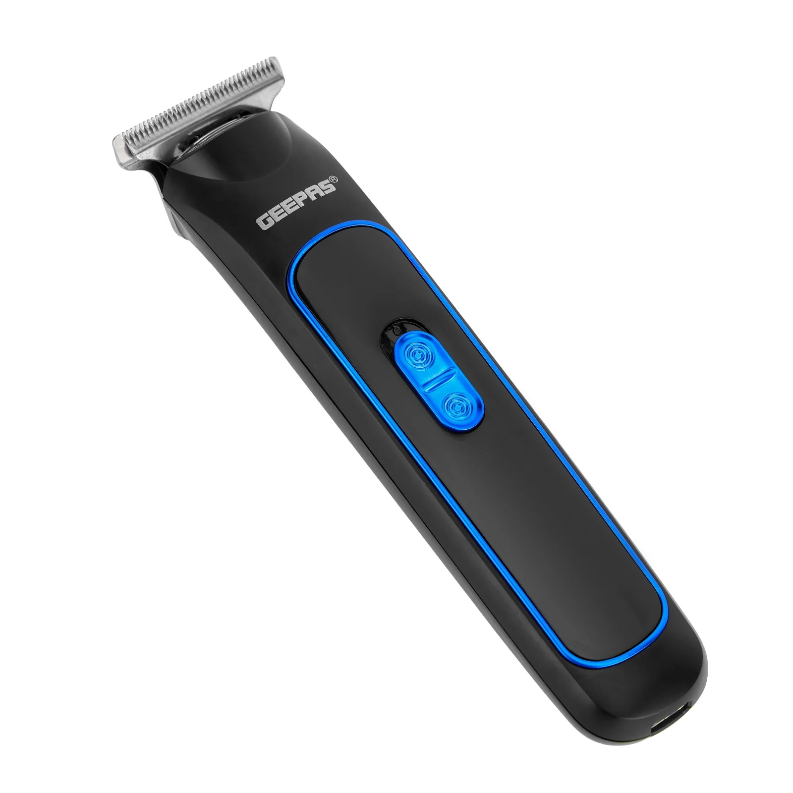 Geepas GTR8676 Rechargeable Beard Trimmer 3W -  Grooming Kit with Comfortable Grip, Stainless Steel Precision Cutting Blade, Cordless Operation, LED Charge Indication - Image 4