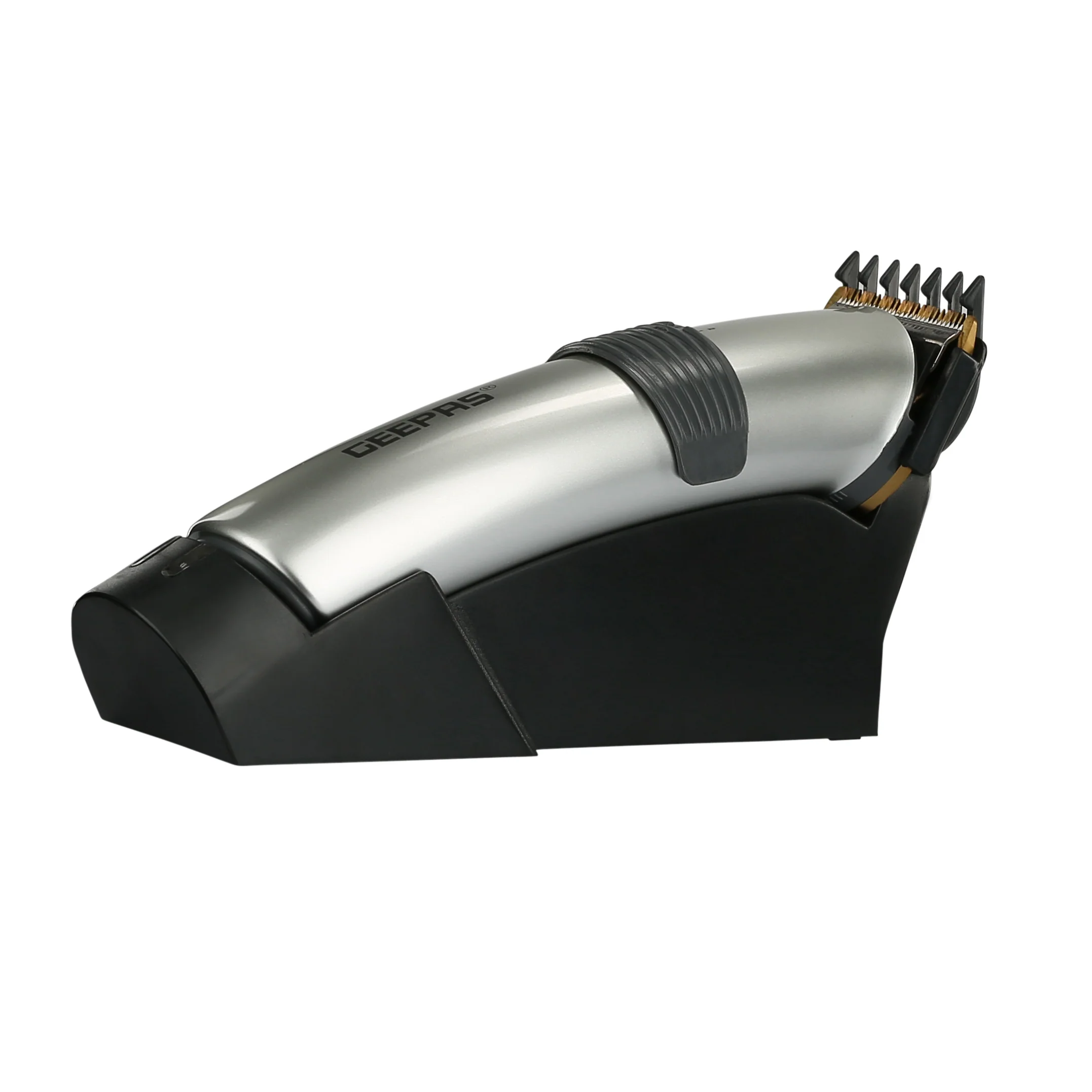 Geepas GTR8684 Professional Hair Clipper | Cordless & Rechargeable Trimmer with Stainless Steel Blade |Adjustable Razor | 5 Combs | Brush, Oil & 8-Hour Charging - Image 5