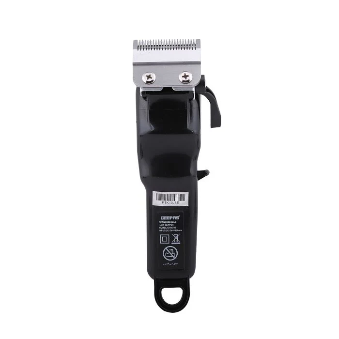 Geepas GTR8710 Rechargeable Professional Hair Clipper | 2200mAh Lithium Battery| 2 Hours Runtime| 1 Hour Fast Charging| Indicator Light| Durable ABS Body & On/Off Switch - Image 4