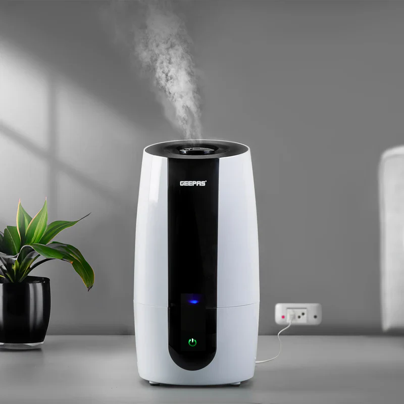 Geepas GUH63072UK Ultrasonic Humidifier | 2.6L Water Tank | Touch Control Panel | Cool Mist Operation | 2-Speed Output | 360° Rotatable Nozzle for Home & Office - Image 2
