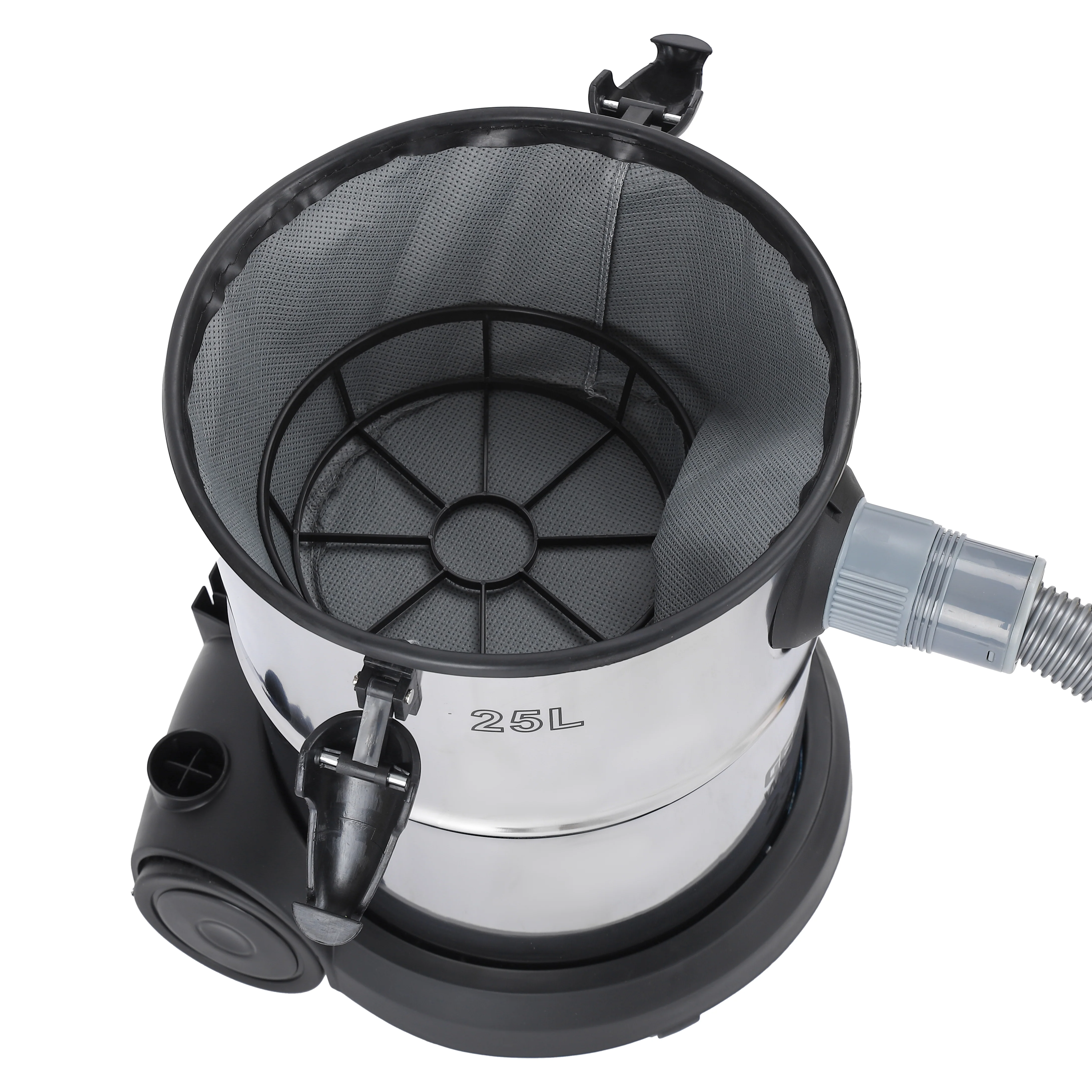 Geepas GVC19011 Wet & Dry Vacuum Cleaner | 2300W | 25L Stainless Steel Drum | Powerful Suction | Durable Body | Perfect for Multi-Surface Home and Commercial Cleaning - Image 3