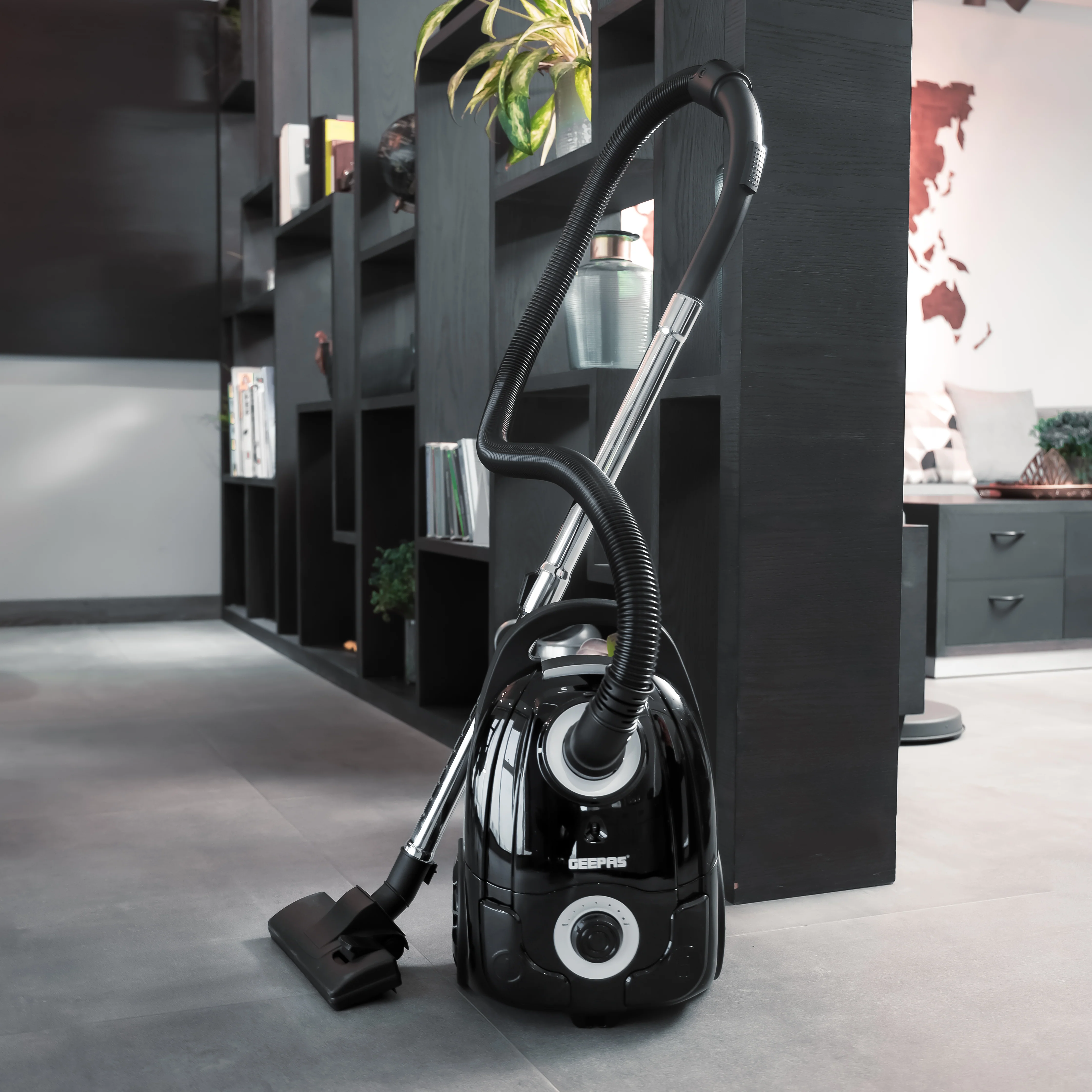 Geepas GVC19033 Vacuum Cleaner | 2200W Powerful Motor | 3L Dust Bag | 5-Stage Filtration | Speed Control | Low Noise Design | Automatic Cord Rewinder| 2 Years Warranty - Image 2