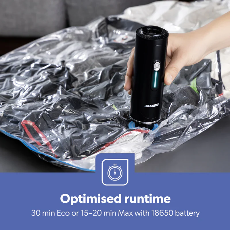Geepas GVC19061UK Handheld Car Vacuum Cleaner | HEPA Filter | 4-in-1 Cleaning Modes | Wireless Portable Design | Optimised Runtime & Multifunction Attachments - Image 3