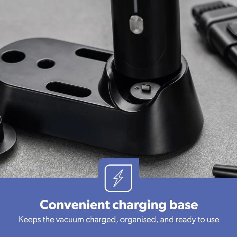 Geepas GVC19061UK Handheld Car Vacuum Cleaner | HEPA Filter | 4-in-1 Cleaning Modes | Wireless Portable Design | Optimised Runtime & Multifunction Attachments - Image 6