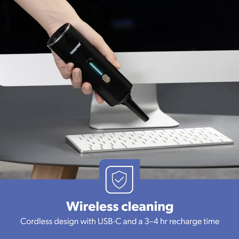 Geepas GVC19061UK Handheld Car Vacuum Cleaner | HEPA Filter | 4-in-1 Cleaning Modes | Wireless Portable Design | Optimised Runtime & Multifunction Attachments - Image 7