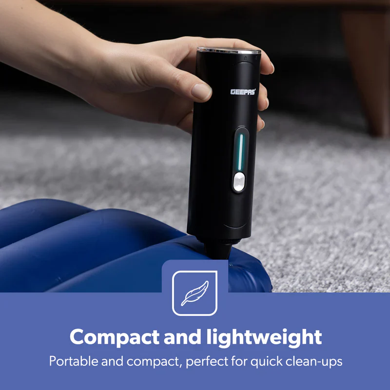Geepas GVC19061UK Handheld Car Vacuum Cleaner | HEPA Filter | 4-in-1 Cleaning Modes | Wireless Portable Design | Optimised Runtime & Multifunction Attachments - Image 8