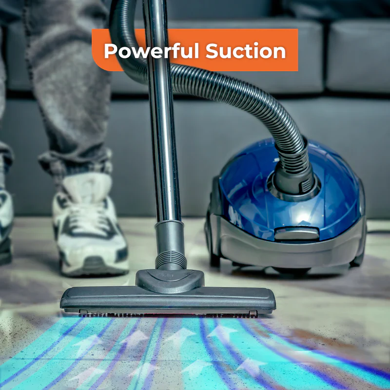 Geepas GVC2595 Vacuum Cleaner | 1400W Powerful Motor| >18kPa Suction| 1.5L Dust Bag| Low Noise| Auto Cord Rewind | Dust Full Indicator| 3.2m Cable | 2-Year Warranty - Image 3