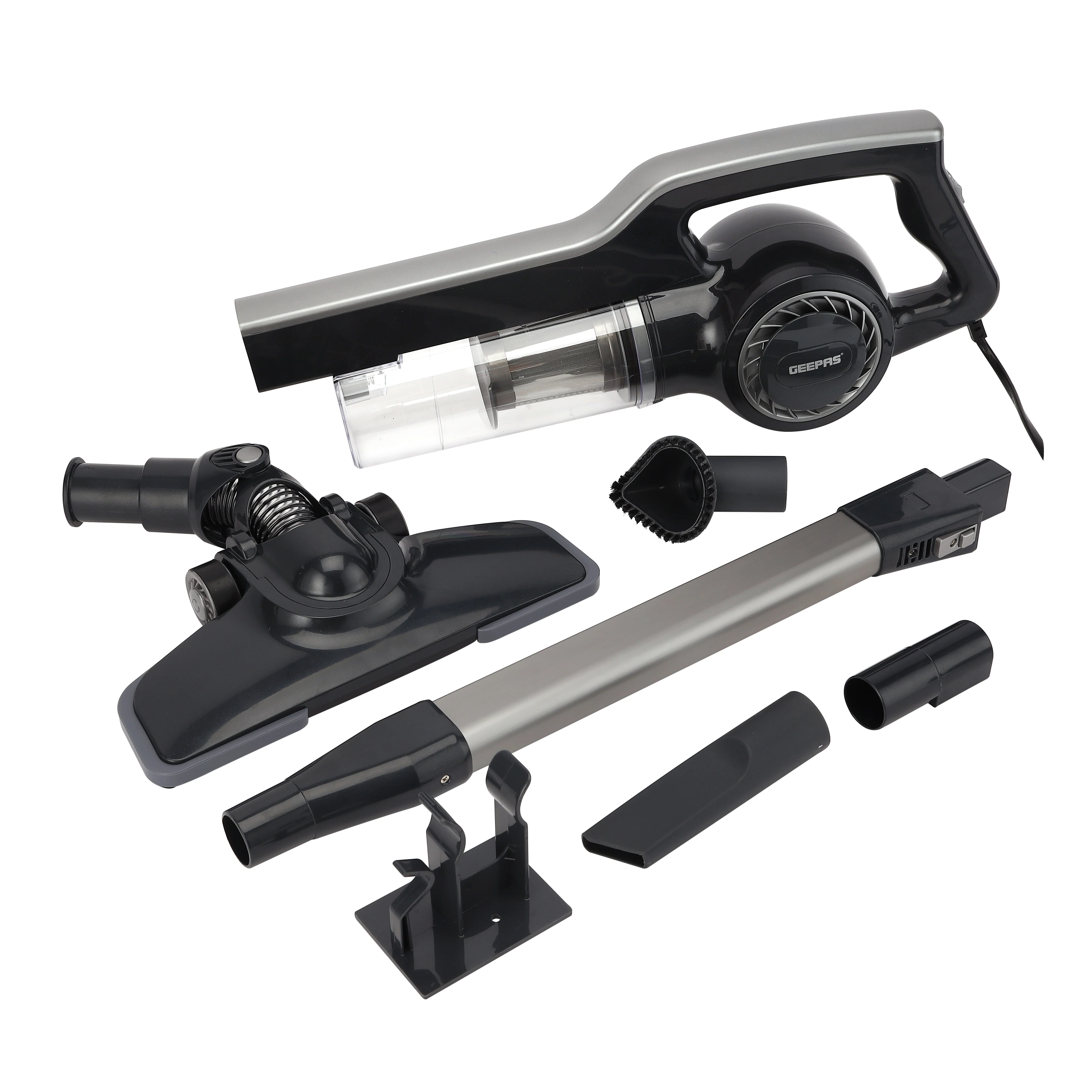 Geepas GVC2596N Stick & Handheld Vacuum Cleaner | 600W with HEPA Filter | 0.9L Dust Capacity | Lightweight & Easy to Use Design | Powerful Suction for Home Cleaning - Image 4