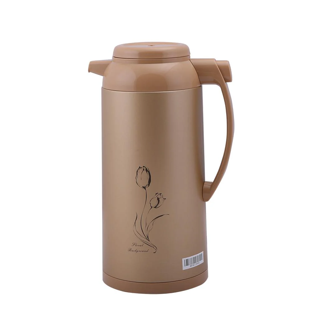 Geepas GVF27013 Vacuum Flask | 1.6 L| Glass Inner Pot with Double Wall Insulation |Keeps Beverages Hot & Cold for 24 Hours | Leak Proof, Easy to Clean| 2 Years Warranty