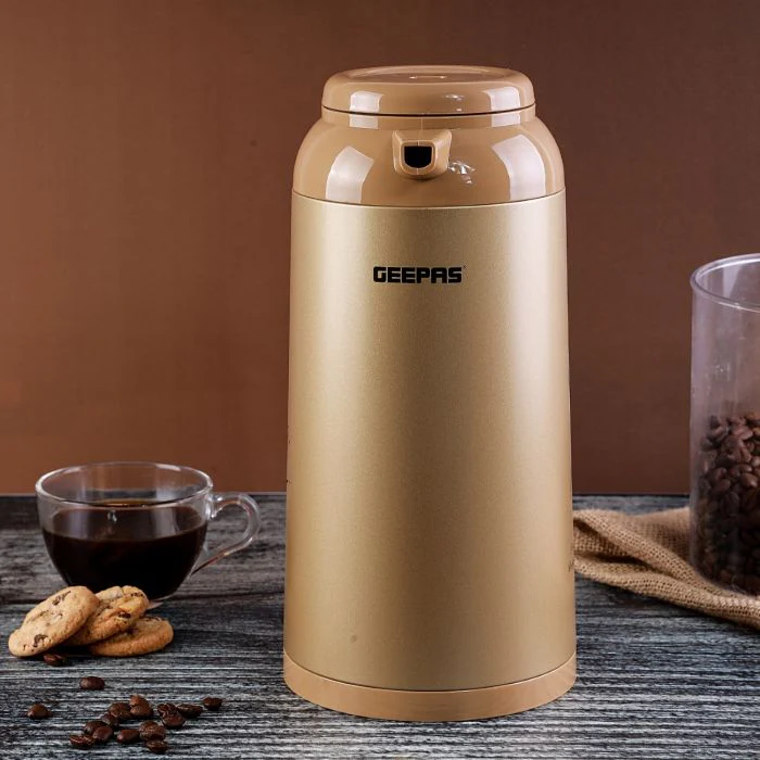 Geepas GVF27013 Vacuum Flask | 1.6 L| Glass Inner Pot with Double Wall Insulation |Keeps Beverages Hot & Cold for 24 Hours | Leak Proof, Easy to Clean| 2 Years Warranty - Image 3