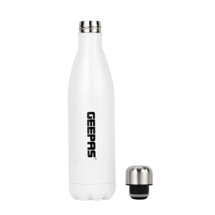 Geepas GVF27020 Stainless Steel Vacuum Flask| 750ml| Double Wall Insulation Keeps Beverages Hot & Cold up to 24 Hours |Leak Proof Design | Stylish Look | 2 Years Warranty - Image 4