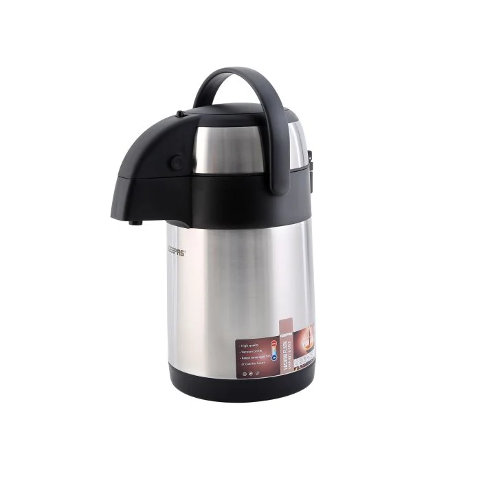 Geepas GVF5262  Vacuum Flask | 2.5 L Capacity| Stainless Steel Double Wall Insulated Hot & Cold Thermos | Leak-Proof Design | Ideal for Travel, Office & Outdoor Use - Image 3