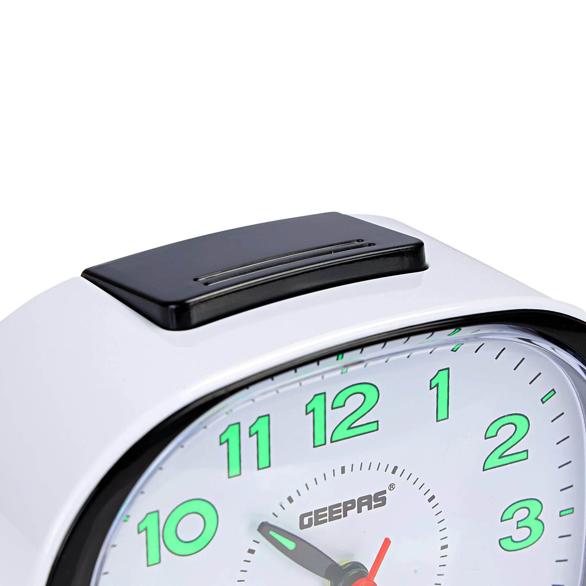 Geepas GWC26018 Bell Alarm Clock | Small Battery Operated | Analog Alarm Clock, Silent Non-Ticking, Ascending Beep Sounds, Snooze, Light Functions | Ideal for Study Room - Image 4