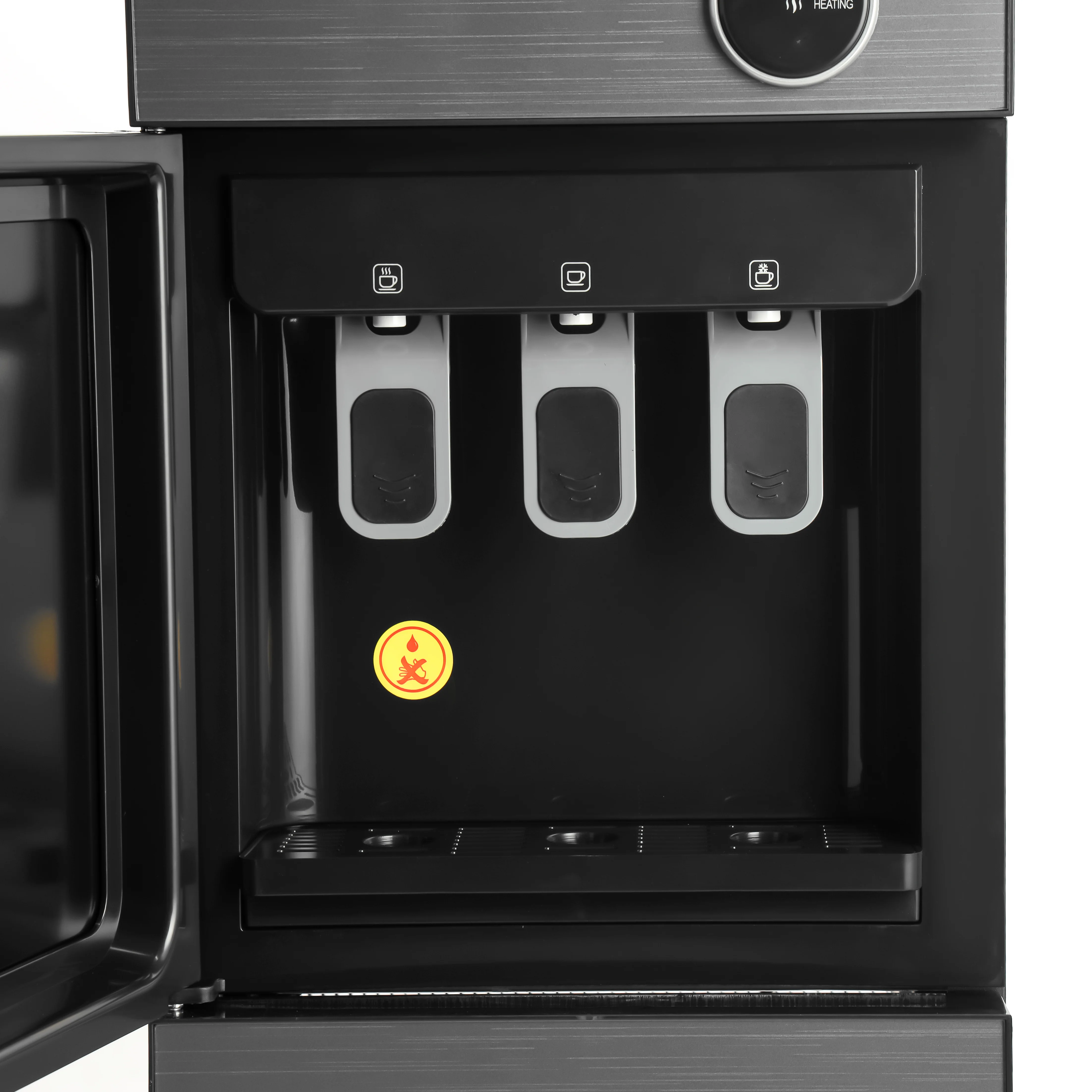 Geepas GWD17037 Bottom Loading Water Dispenser | Hot, Cold & Normal Water Options| Stainless Steel Water Tank| Fast Cooling Compressor System | 3 Tap Convenient Design - Image 5