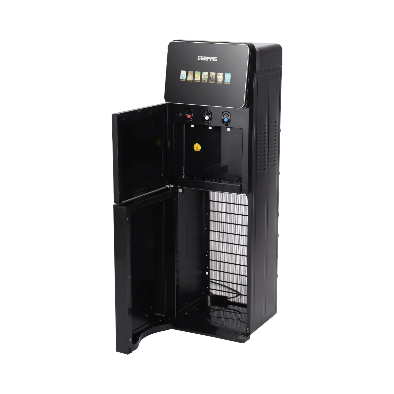 Geepas GWD17043 Digital Bottom Loading Water Dispenser | Touch Display |  Hot & Cold Water| Stainless Steel Tank | 6 Preset Temperature | Child Safety Lock | Energy Use - Image 2