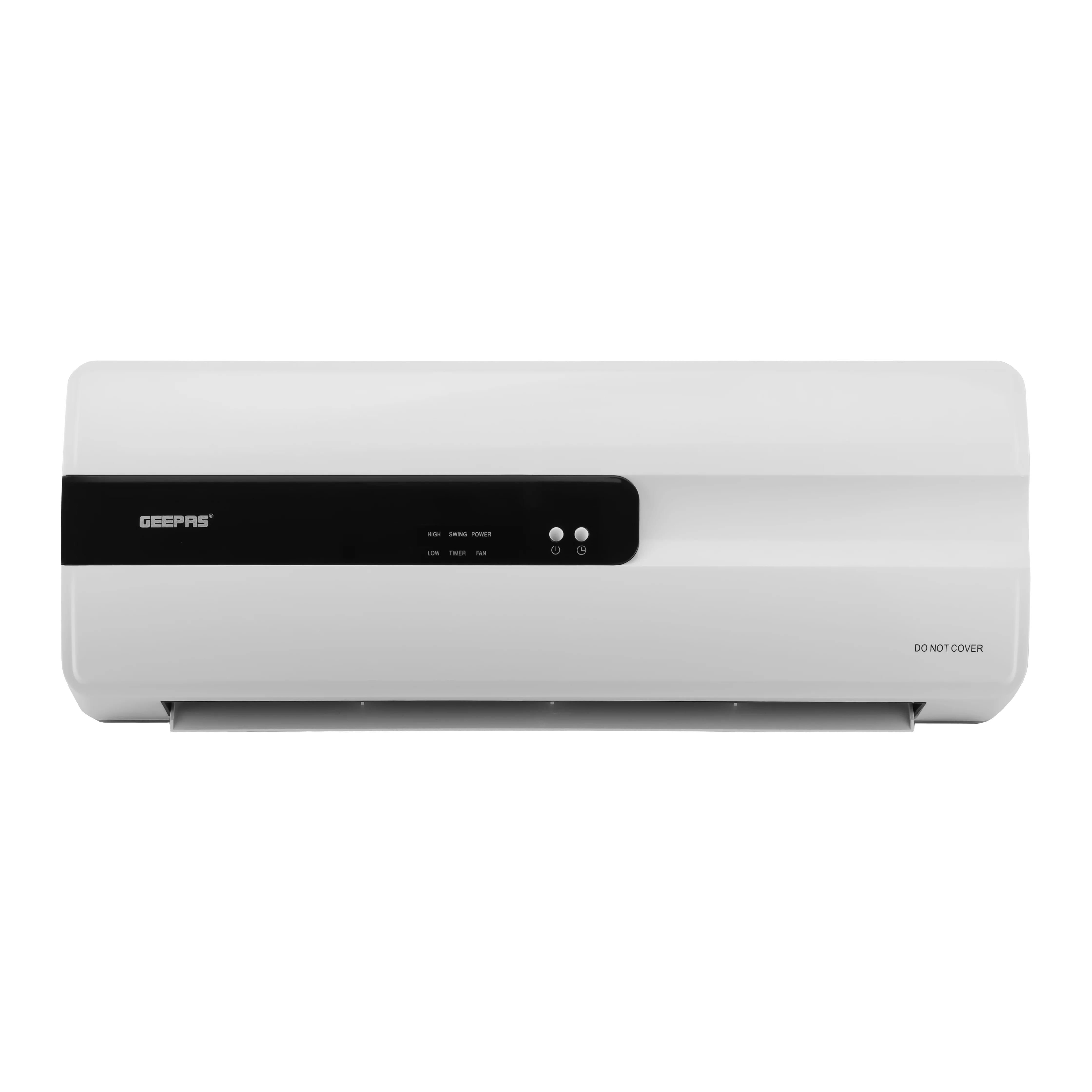 Geepas GWH28515 PTC Ceramic Wall Heater | LED Display | Adjustable Thermostat | 2 Heat Settings | Remote Control | Overheat Protection | 8 Hour Timer for Home & Office