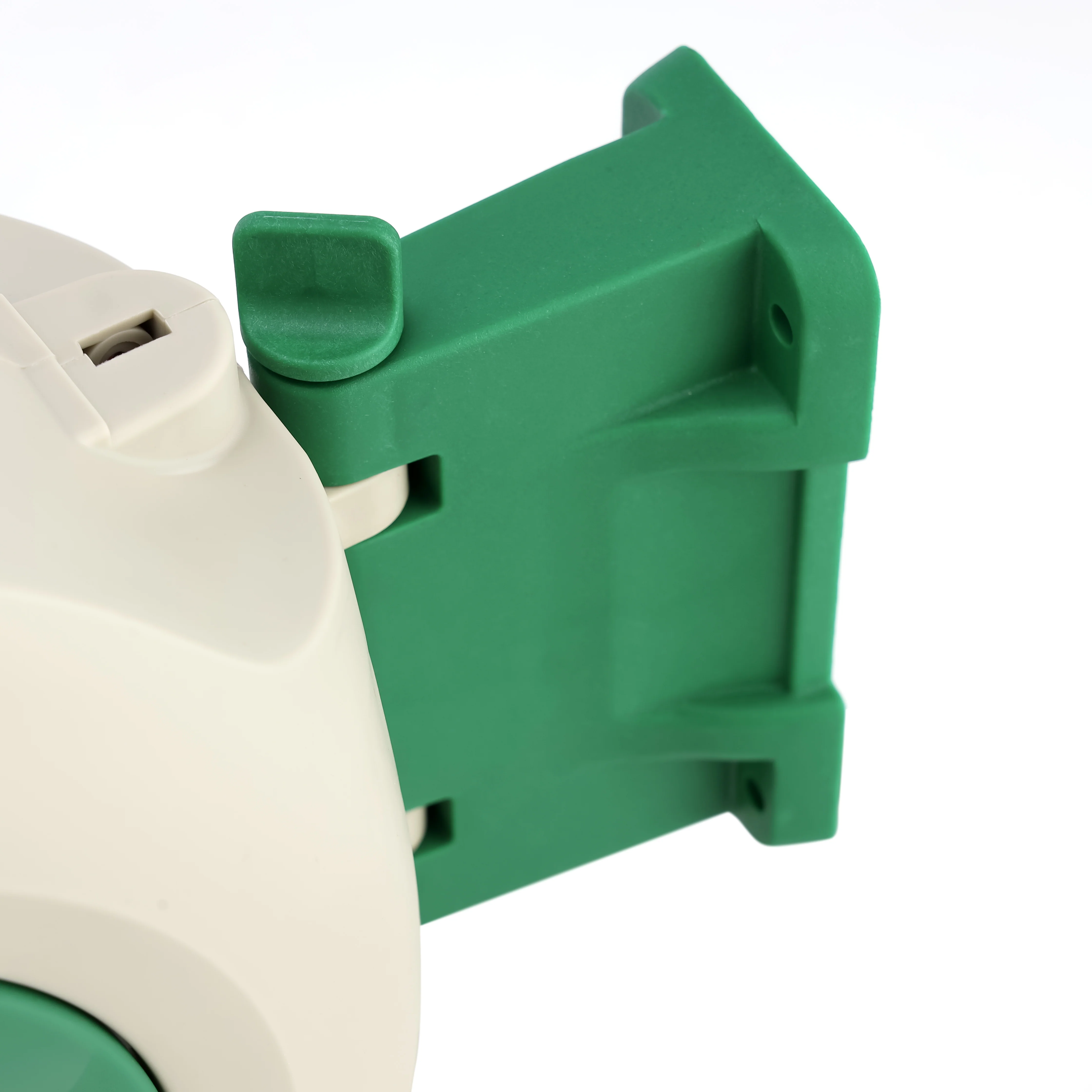 Geepas GWH59267 10M Auto Retractable Water Hose Reel | Stop-Anywhere Lock | 180° Swivel Wall Mount | PVC Hose | Spray Nozzle & Full Garden Fittings for Outdoor Use - Image 3
