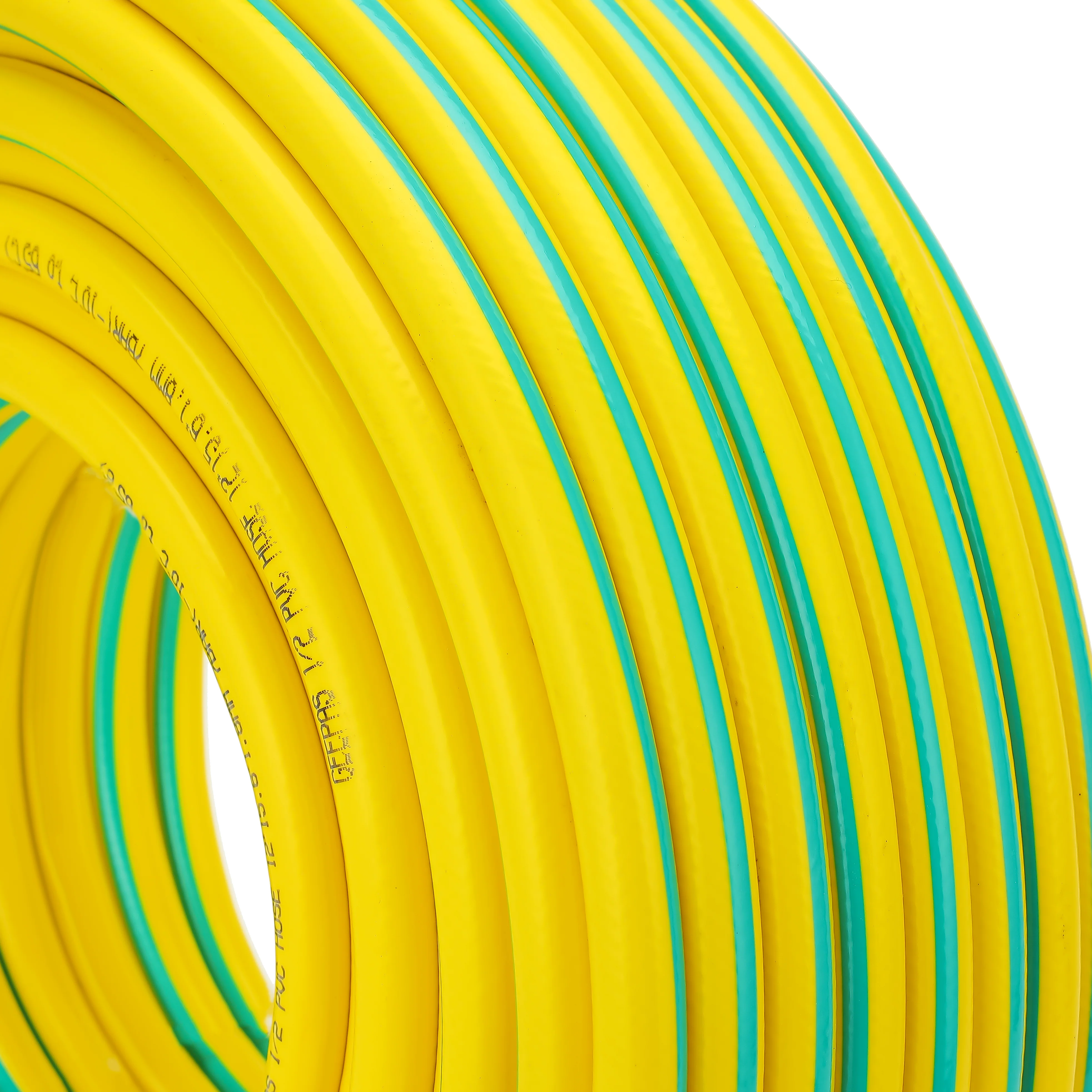 Geepas 1/2 PVC Hose- GWH61154| 50 M, 3-Layer Construction with High Flexibility| Suitable for 7 Bar Pressure, Heat Resistance -10–65 °C| Yellow and green, 1 Year Warranty - Image 5