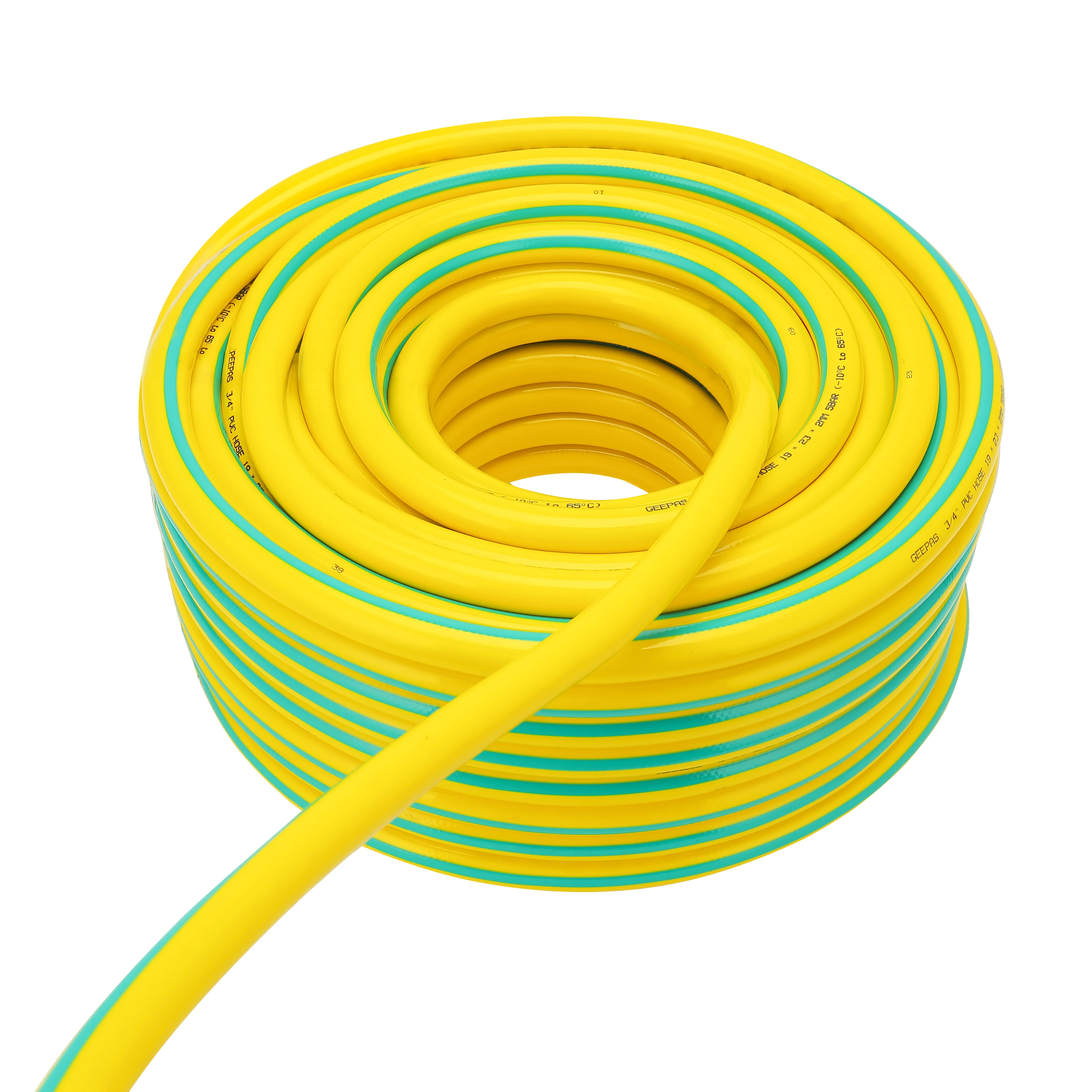 Geepas GWH61156 3/4" PVC Hose | 50M | Durable 3-Layer Flexible Design | Ideal for Gardening, Cleaning & Water Supply | 5 Bar Pressure | -10°C to 65°C | 1-Year Warranty - Image 3