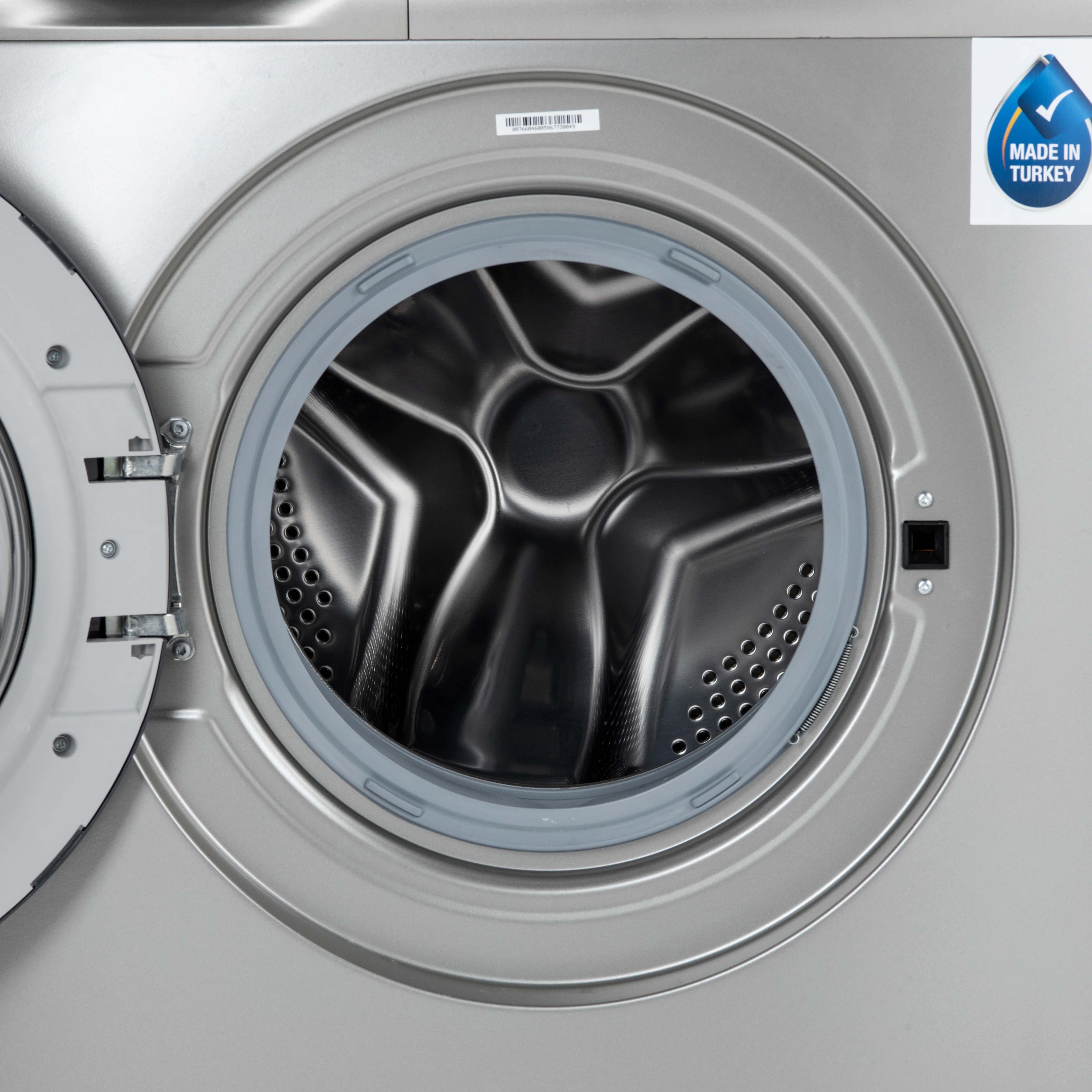 Geepas GWMF8021STV 8kg Fully Automatic Front Load Washing Machine |1400 RPM Spin Speed |15 Wash Programs | Eco Logic System | LED Display and Wide Door |1 Year Warranty - Image 5