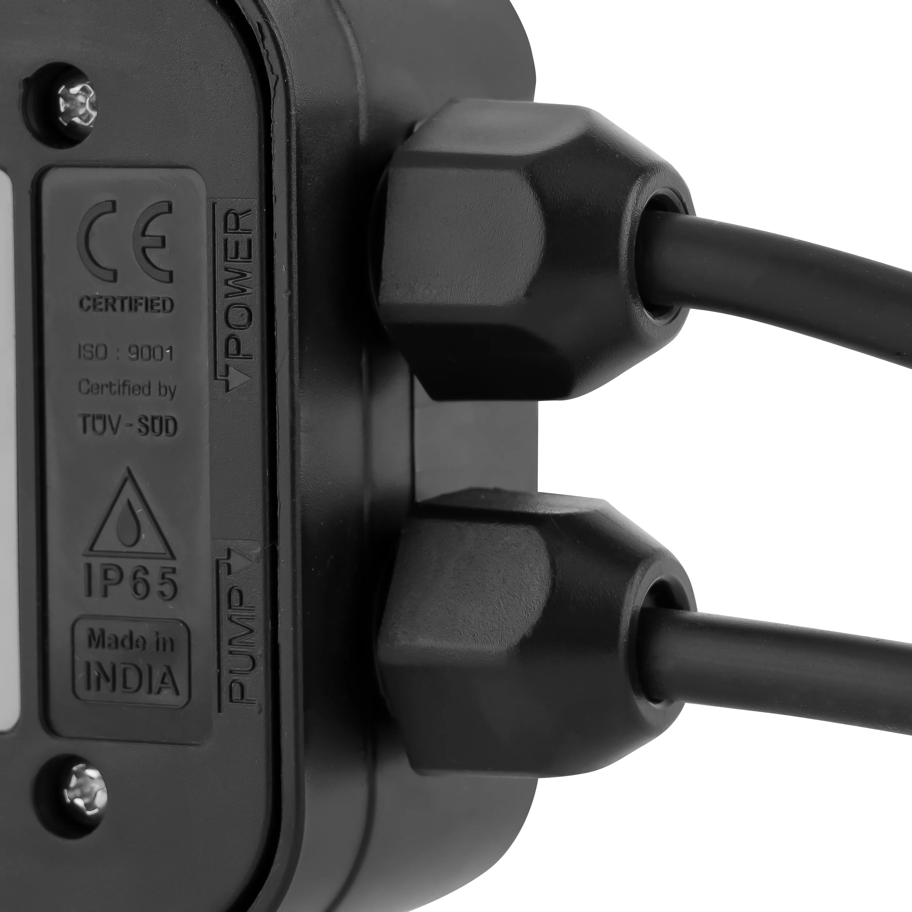 Geepas Automatic Pump Controller GWPC2.0HP-240 | Premium Build, Starting Pressure 1.5 bar, Max Pressure 10 bar | Ideal for Industrial, Agricultural & Domestic Use | Black - Image 7