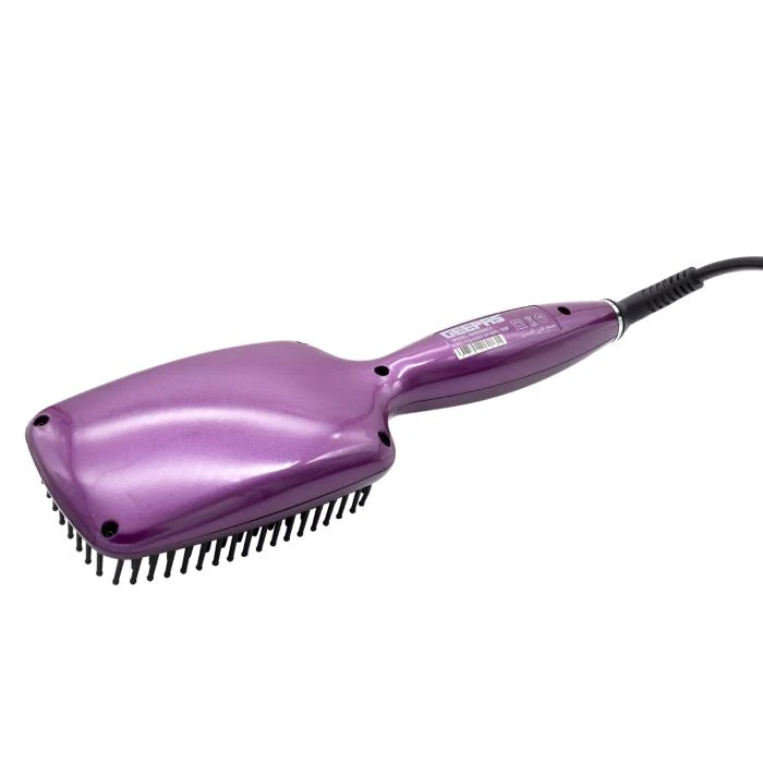 Geepas Hair Brush 50W - Straightener Brush with Ceramic Anti Scald Hair Brush, Travel Voltage Brush with LED Display and Heating Function (Max 230 Degree Celsius) - Image 4