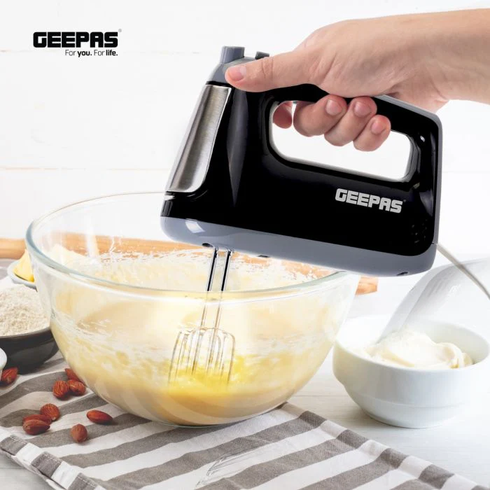 Geepas GHM43020UK Hand Mixer | Compact & Powerful Electric Mixer with Multiple Speed Settings | Easy to Use & Clean Design for Everyday Baking | 2 Years Warranty - Image 3