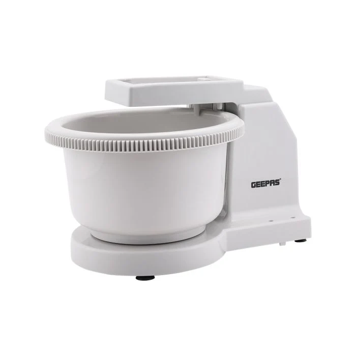 Geepas 200W Hand Mixer with Stand & Bowl | 5 Speed Controls |Detachable Stainless-Steel 2 Beater & 2 Dough Hooks |Ideal for Whipping, Blending & Beating| 2 Years Warranty - Image 5