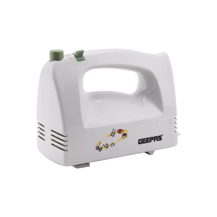 Geepas 200W Hand Mixer with Stand & Bowl | 5 Speed Controls |Detachable Stainless-Steel 2 Beater & 2 Dough Hooks |Ideal for Whipping, Blending & Beating| 2 Years Warranty - Image 7